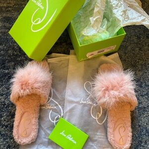 Sam Edelman pink slippers